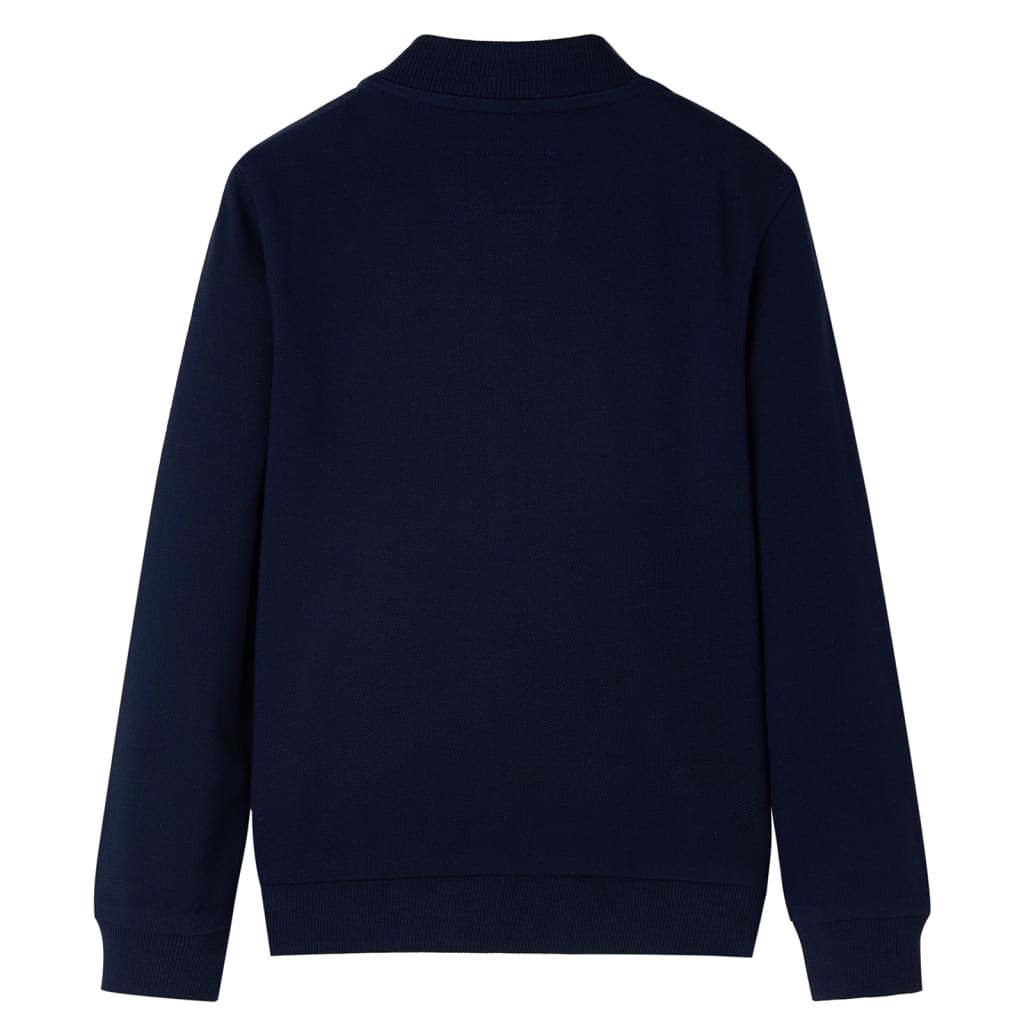 Kindervest met rits 92 marineblauw 92