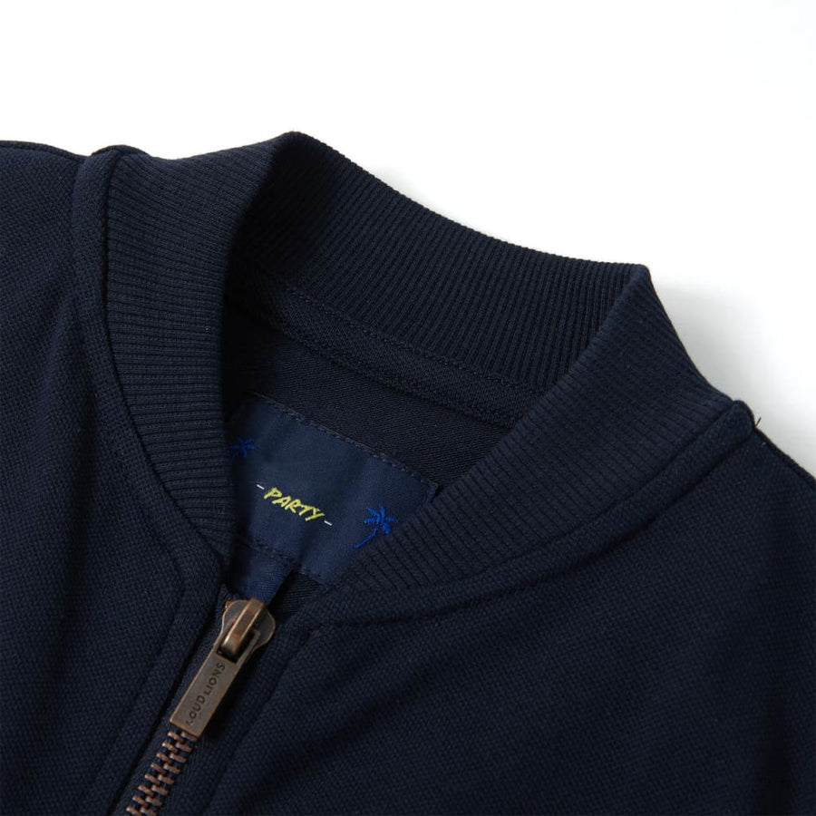 Kindervest met rits 104 marineblauw 104
