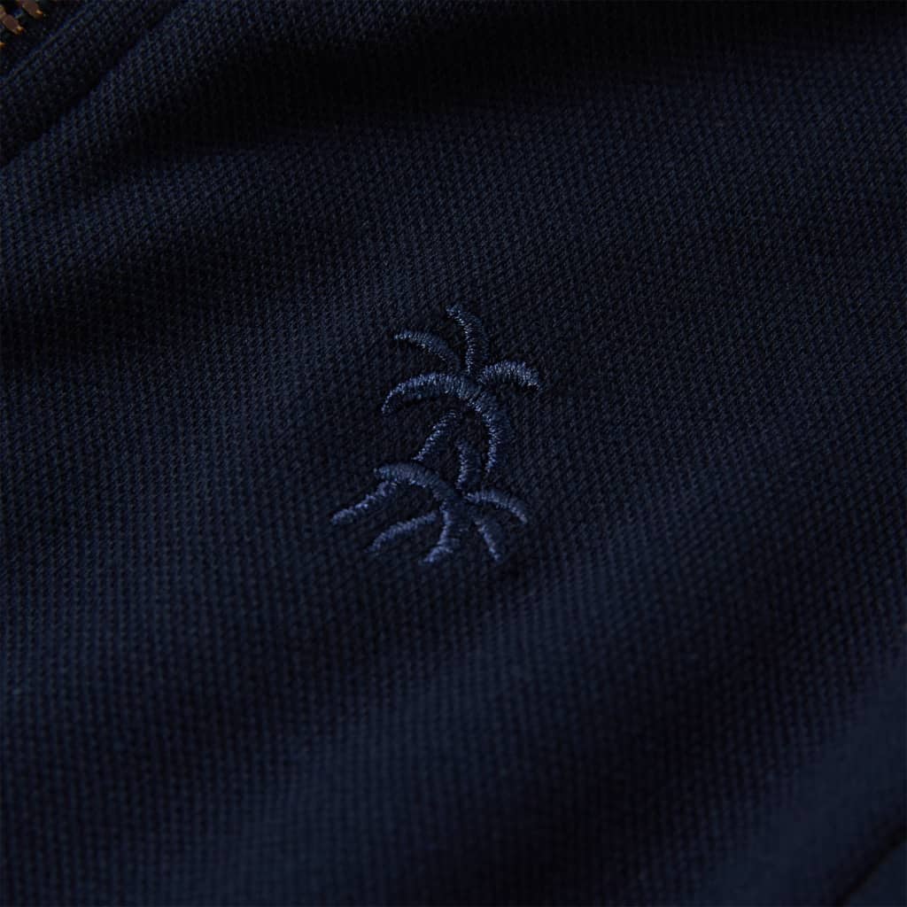 Kindervest met rits 104 marineblauw 104