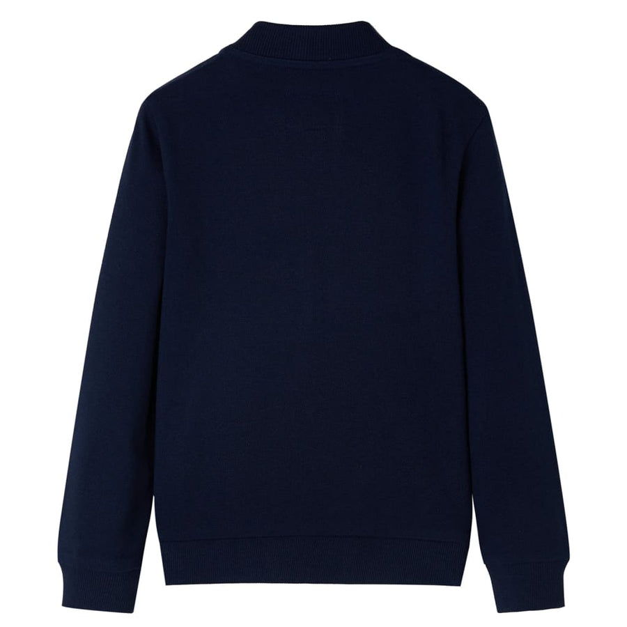 Kindervest met rits 116 marineblauw 116