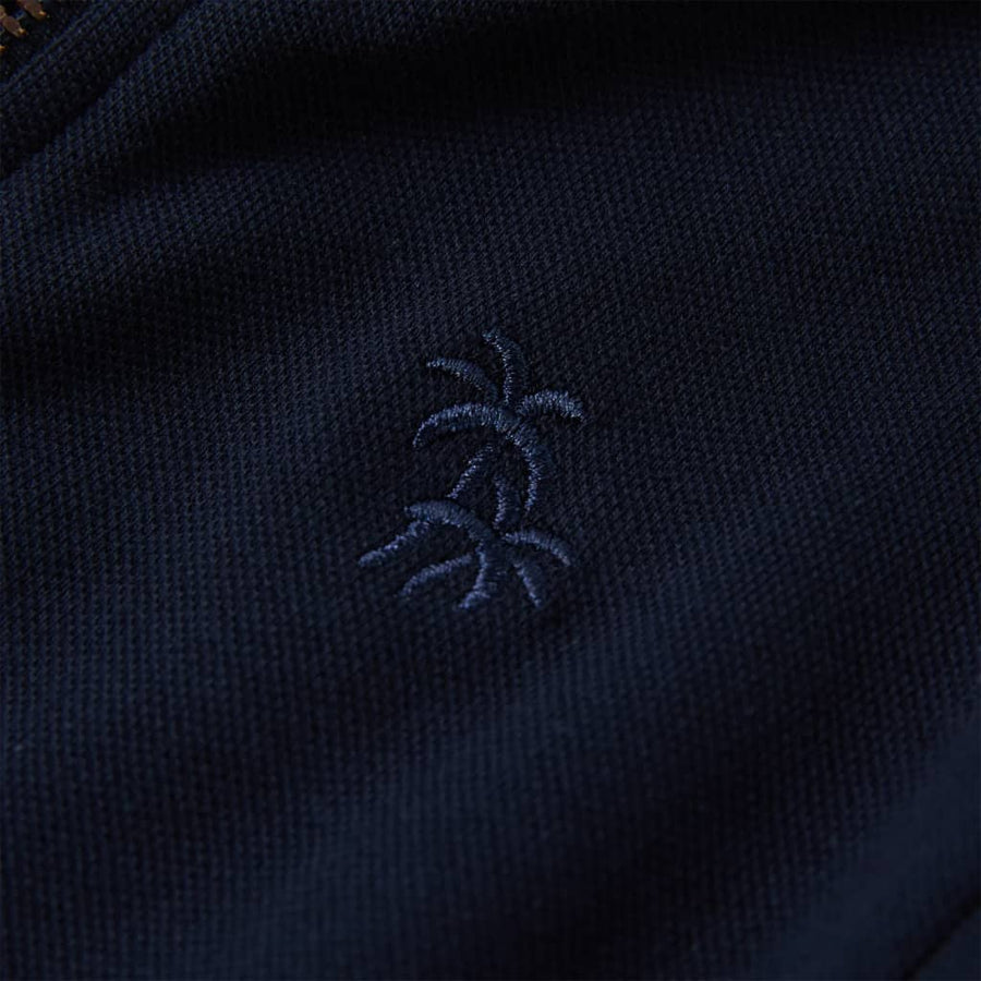 Kindervest met rits 116 marineblauw 116
