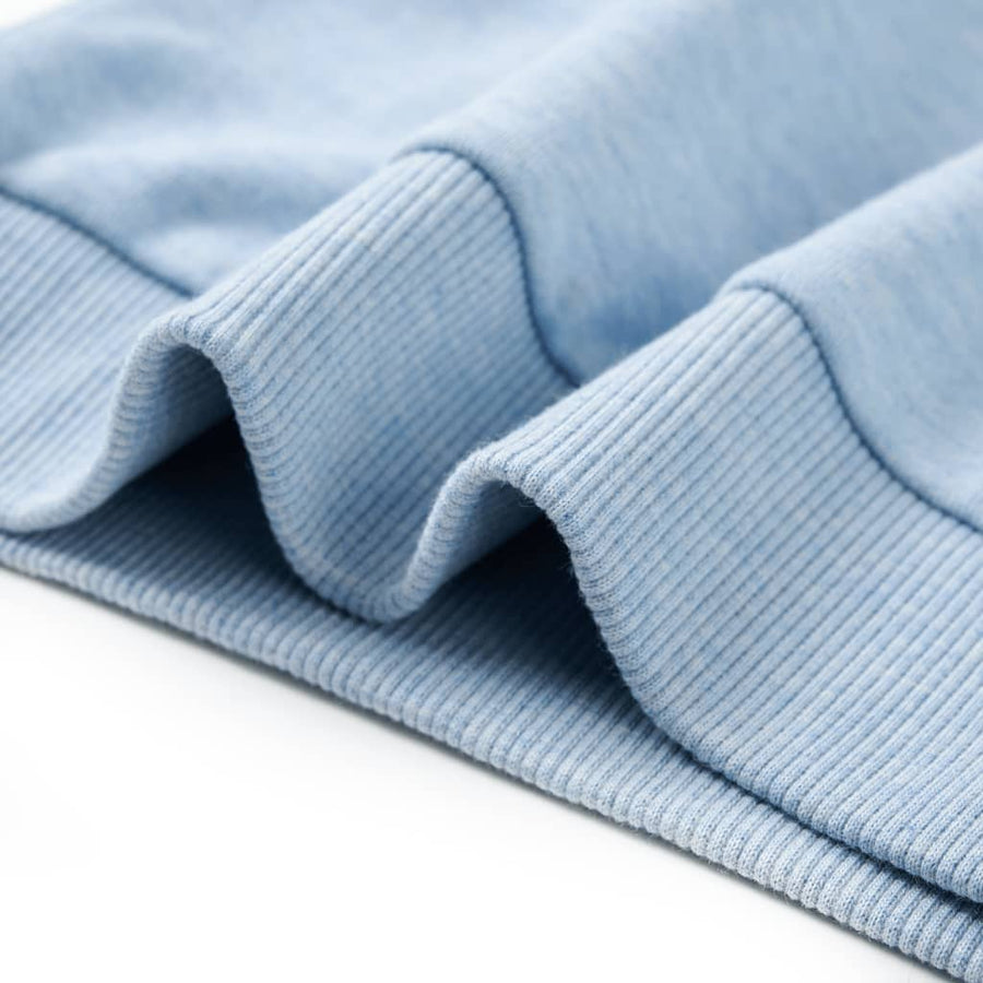 Kindertrui 116 gemêleerd zachtblauw Blauw 116