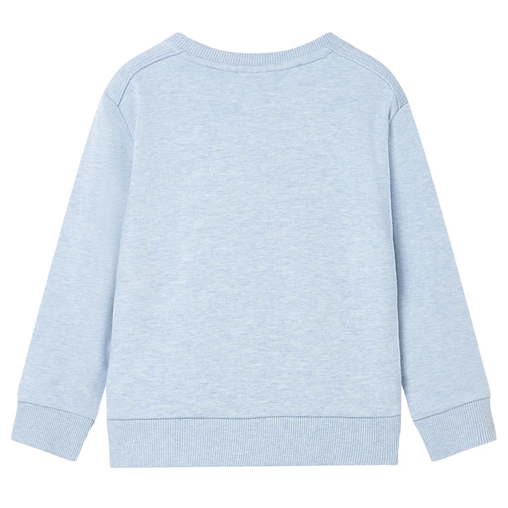 Kindertrui 128 gemêleerd zachtblauw Blauw 128