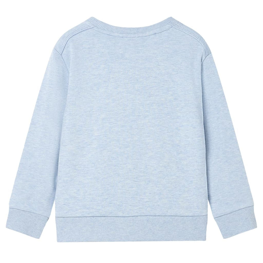 Kindertrui 128 gemêleerd zachtblauw Blauw 128