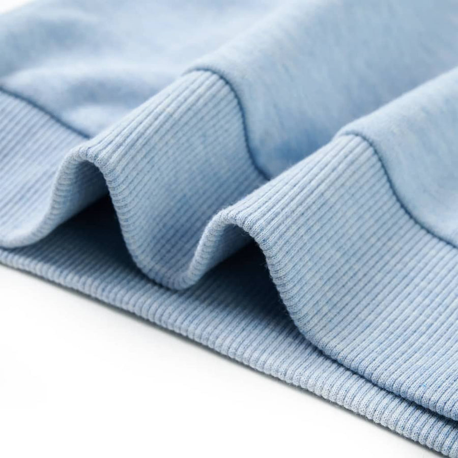 Kindertrui 128 gemêleerd zachtblauw Blauw 128