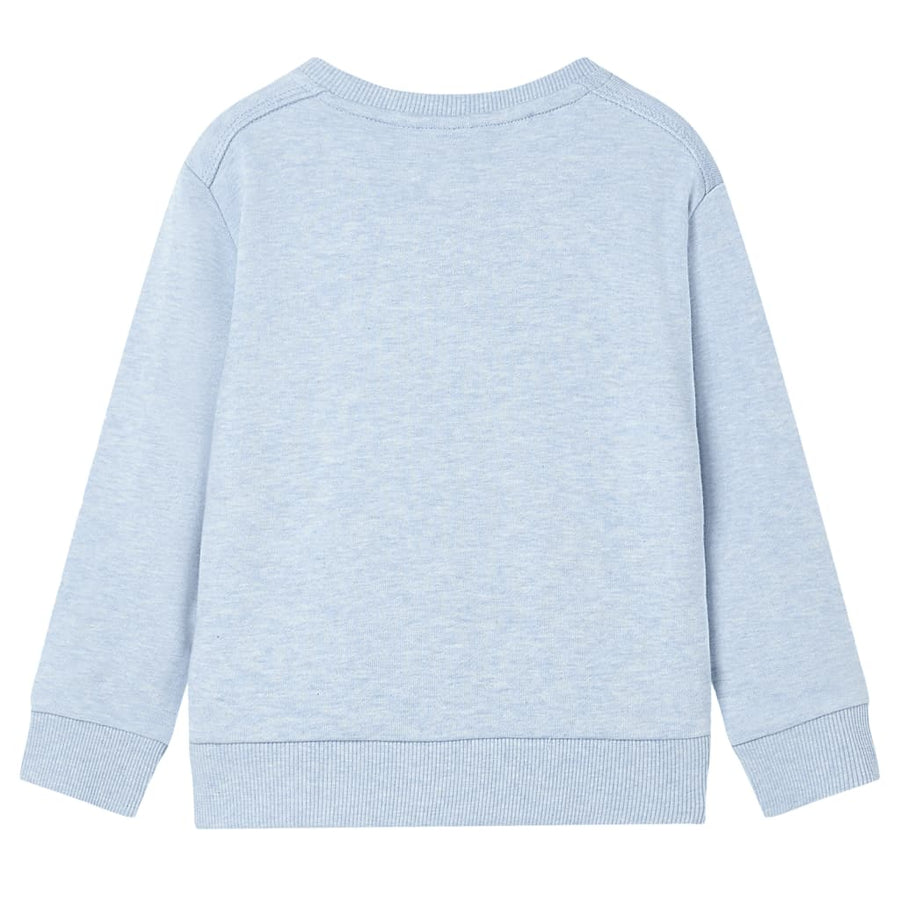 Kindertrui 140 gemêleerd zachtblauw Blauw 140