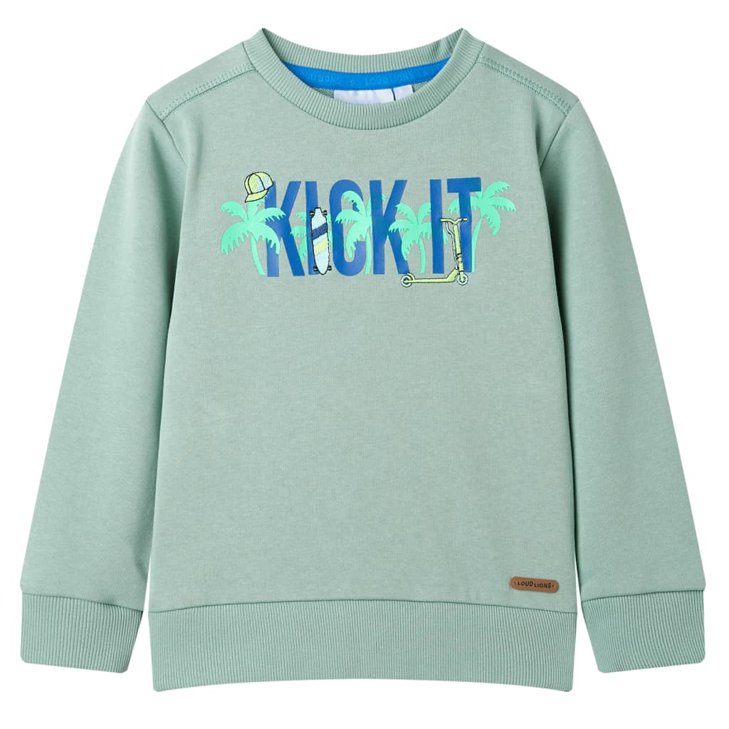 Kindertrui 104 lichtkaki Kaki