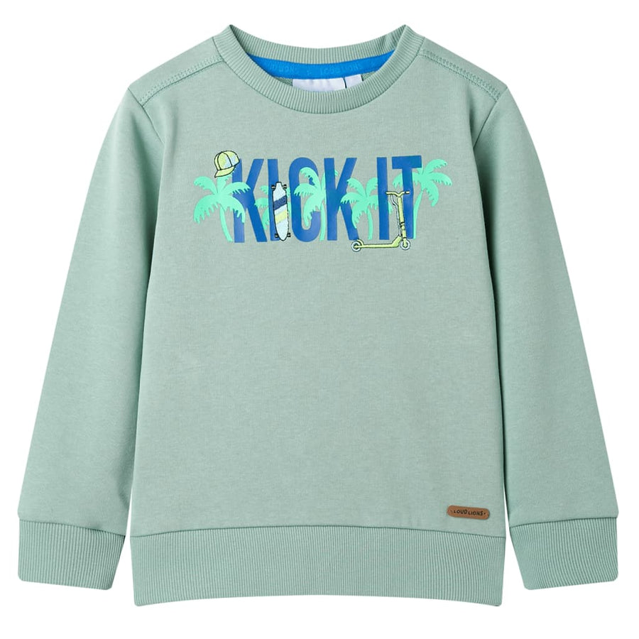 Kindertrui 104 lichtkaki Kaki