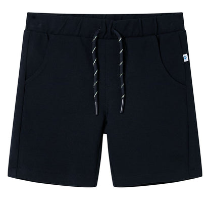 Kindershorts met trekkoord 92 marineblauw 92
