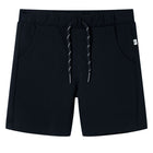 Children's drawstring shorts 128 navy blue
