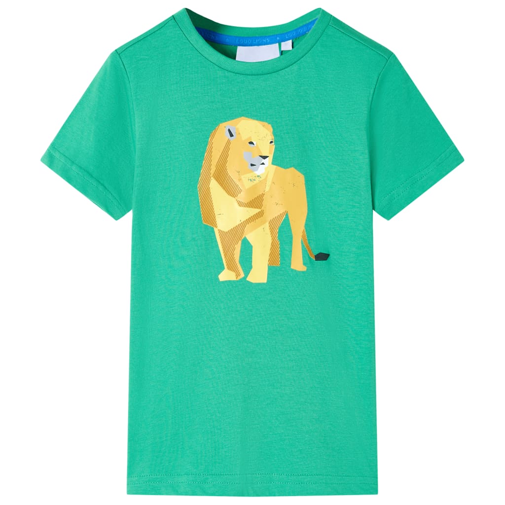 Kindershirt 104 groen Groen 104