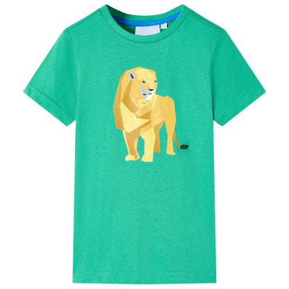 Kindershirt 104 groen Groen 104
