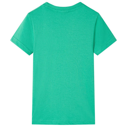 Kindershirt 104 groen Groen 104