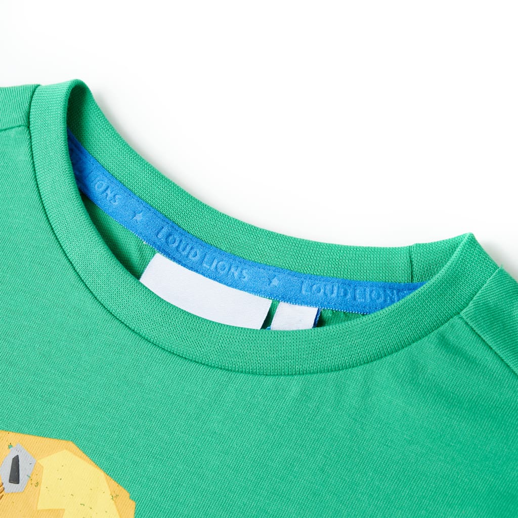 Kindershirt 104 groen Groen 104