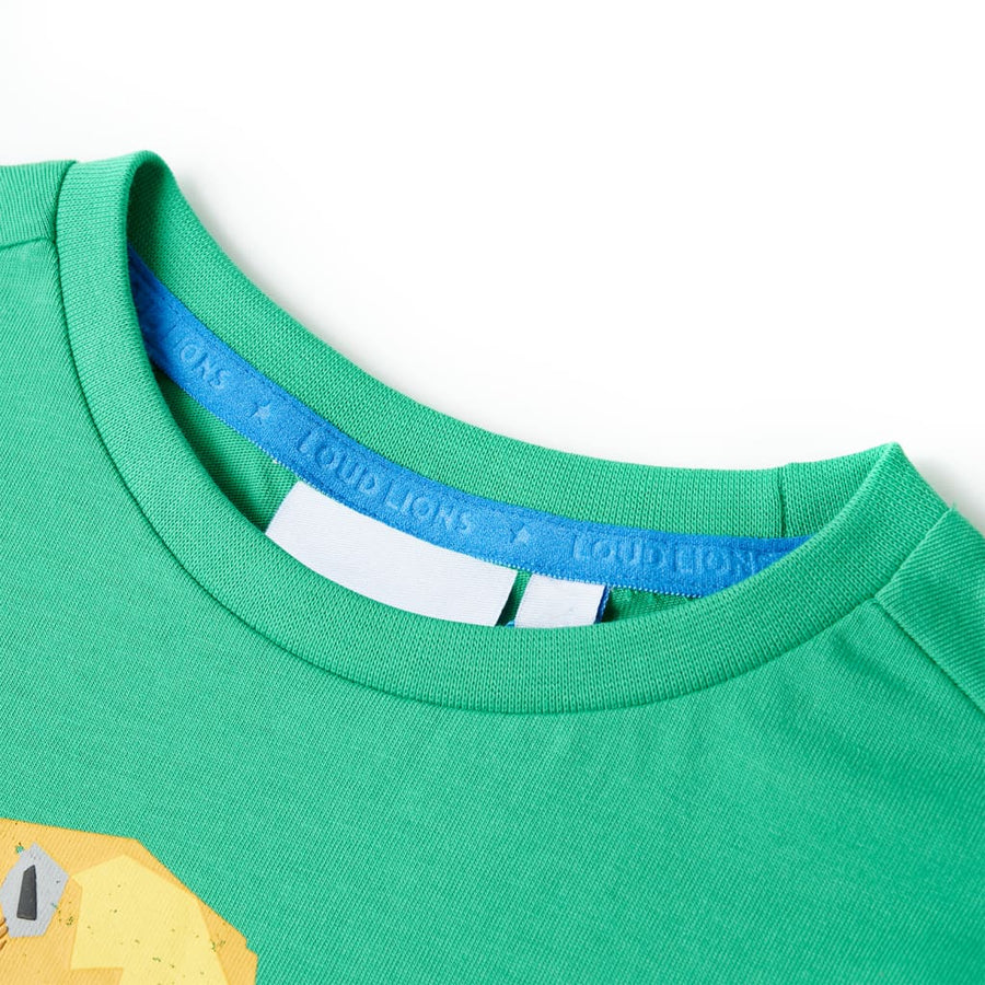 Kindershirt 104 groen Groen 104