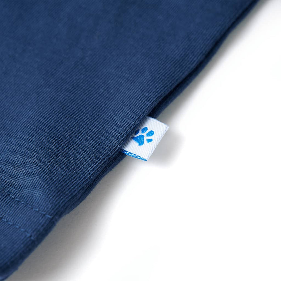 Kindershirt 116 donkerblauw Blauw 116