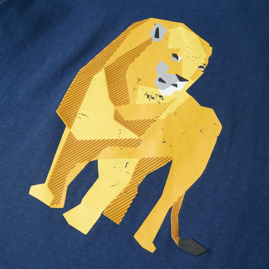 Kindershirt 128 donkerblauw Blauw 128