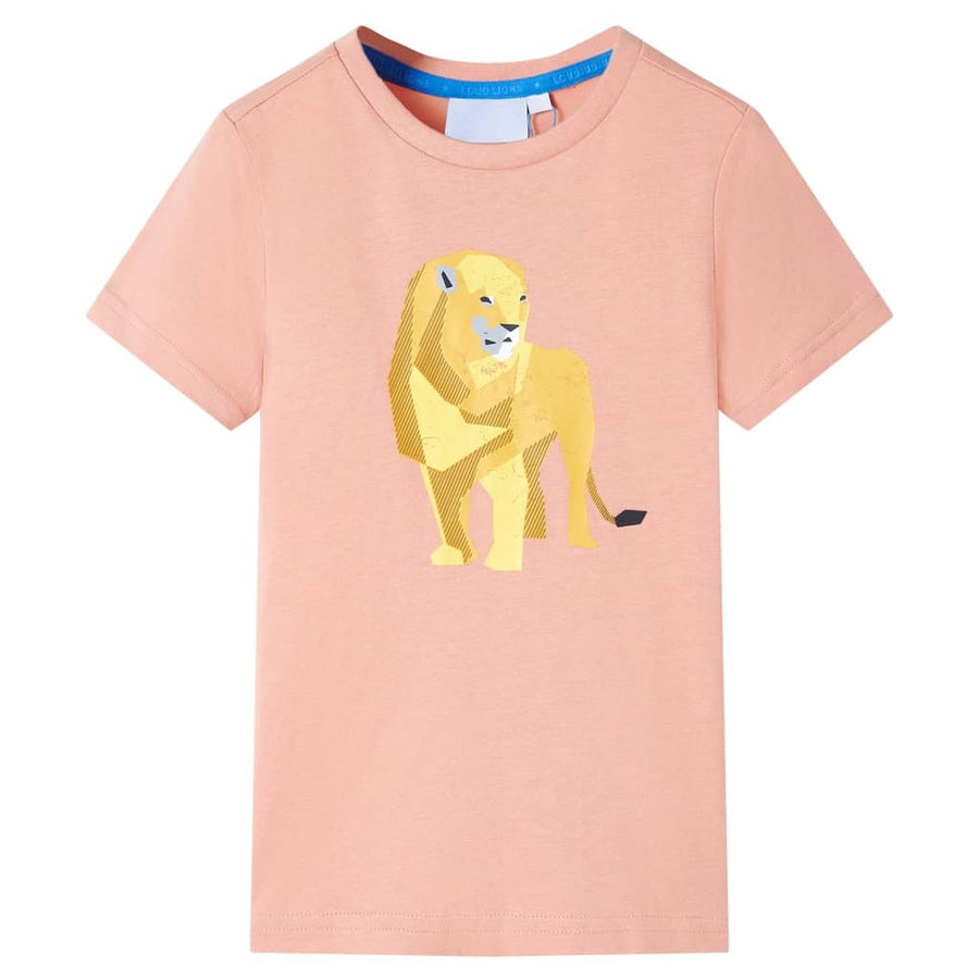 Kindershirt 116 lichtoranje orange