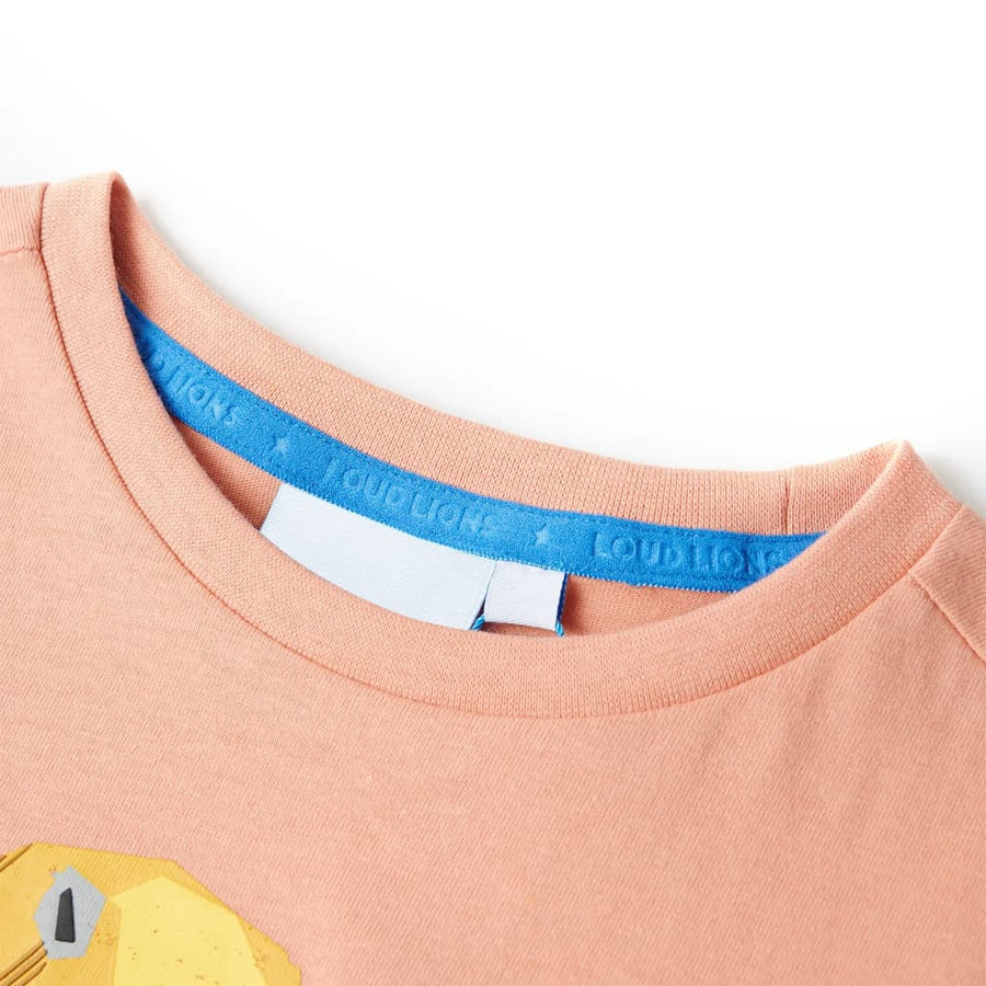 Kindershirt 116 lichtoranje orange