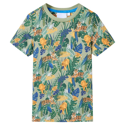 Kindershirt met korte mouwen 140 meerkleurig 140
