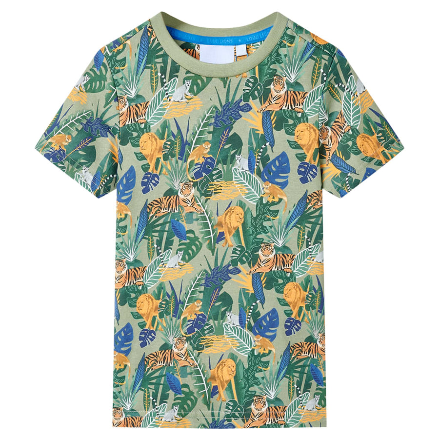 Kindershirt met korte mouwen 140 meerkleurig 140