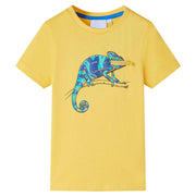 Kindershirt korte mouwen 116 lichtoker