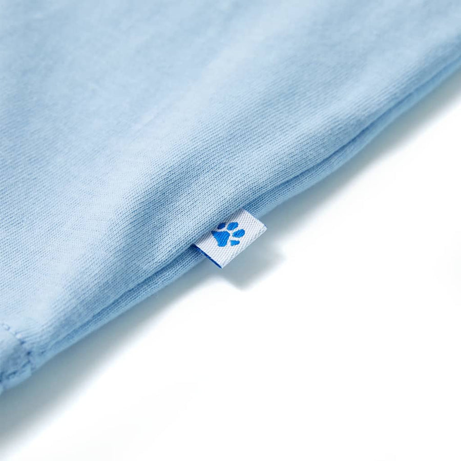Kindershirt met korte mouwen 104 lichtblauw Blauw 104