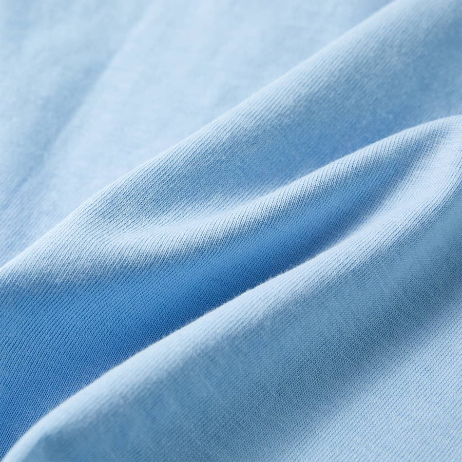 Kindershirt met korte mouwen 104 lichtblauw Blauw 104