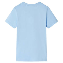 Kindershirt met korte mouwen 140 lichtblauw Blauw