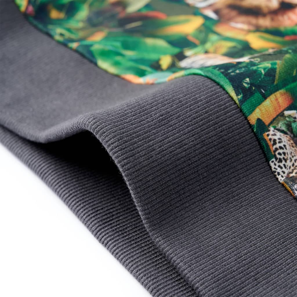 Kindertrui 128 oudpetrol 128