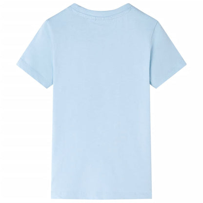 Kindershirt 104 lichtblauw Blauw 104