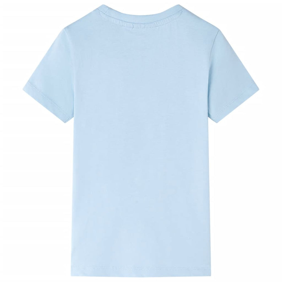 Kindershirt 104 lichtblauw Blauw 104