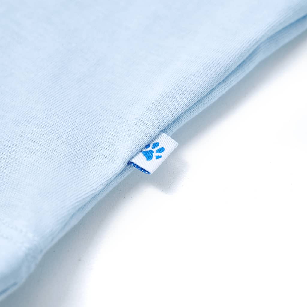 Kindershirt 104 lichtblauw Blauw 104