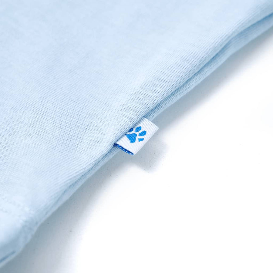 Kindershirt 104 lichtblauw Blauw 104