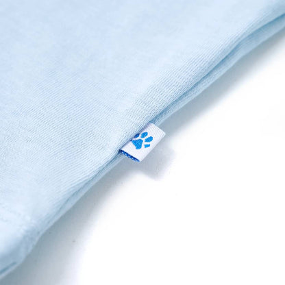 Kindershirt 116 lichtblauw Blauw 116
