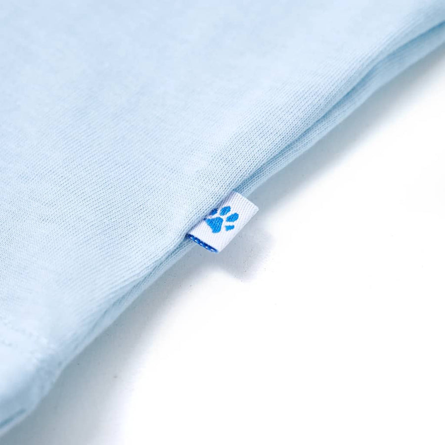 Kindershirt 116 lichtblauw Blauw 116