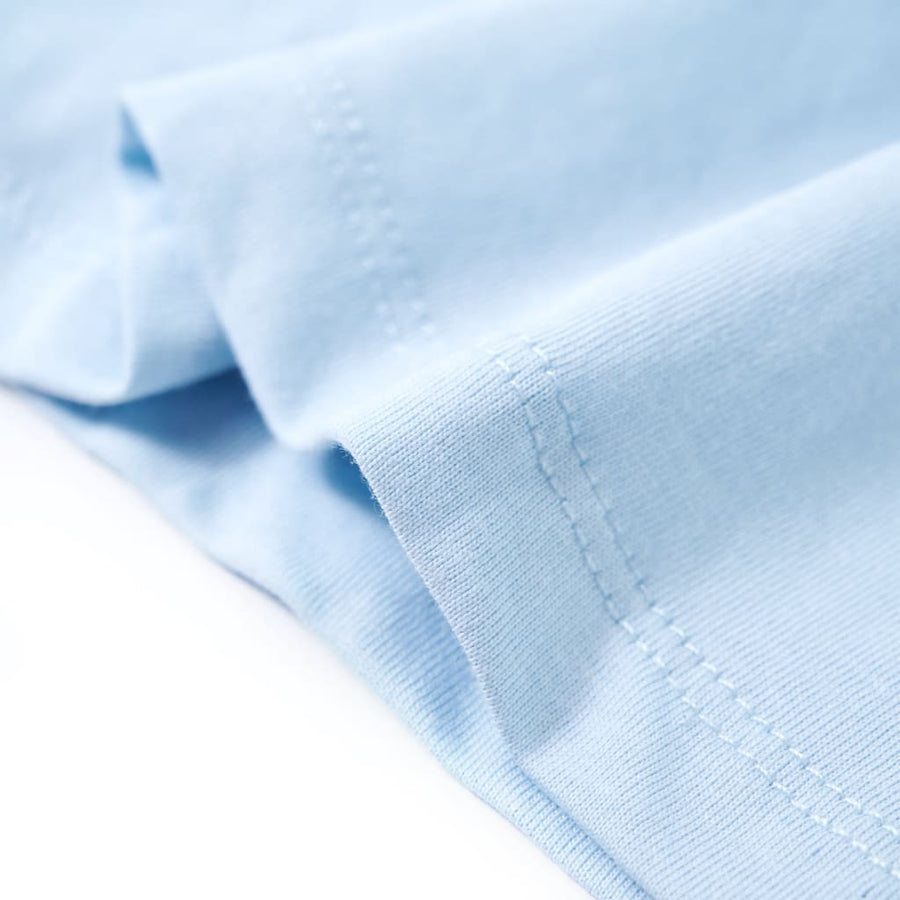 Kindershirt 116 lichtblauw Blauw 116