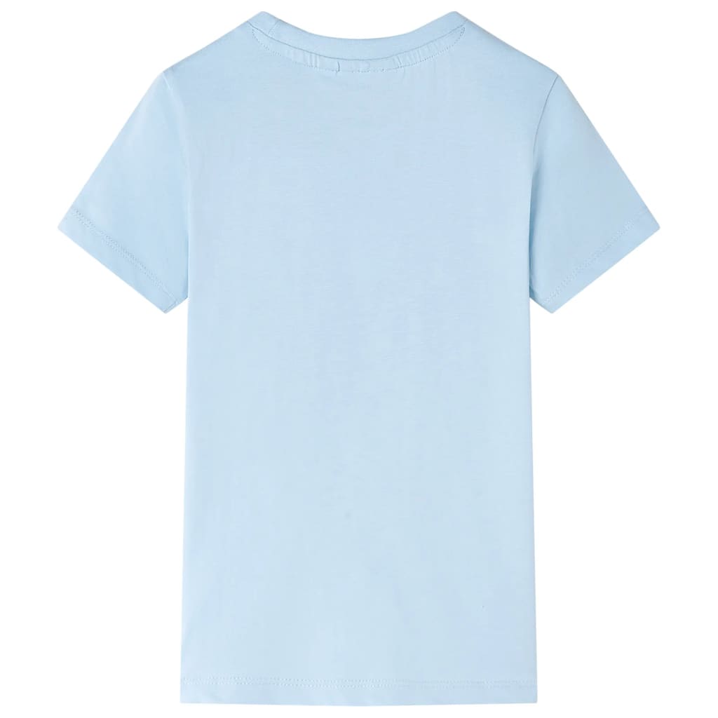 Kindershirt 128 lichtblauw Blauw 128