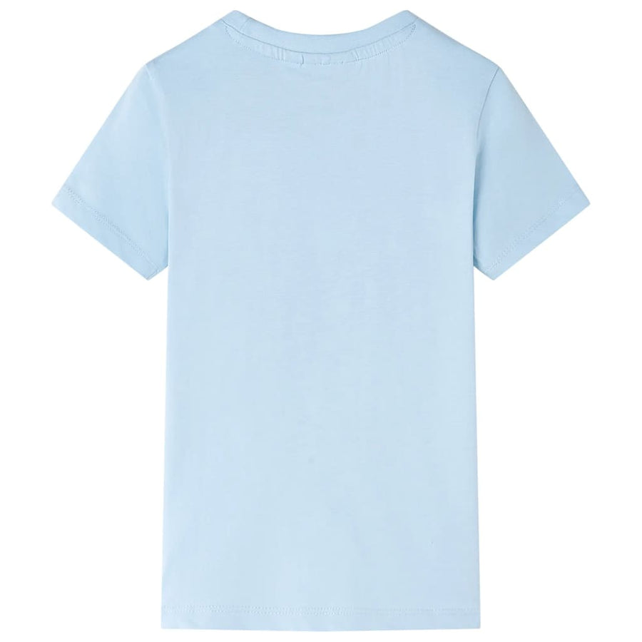 Kindershirt 128 lichtblauw Blauw 128