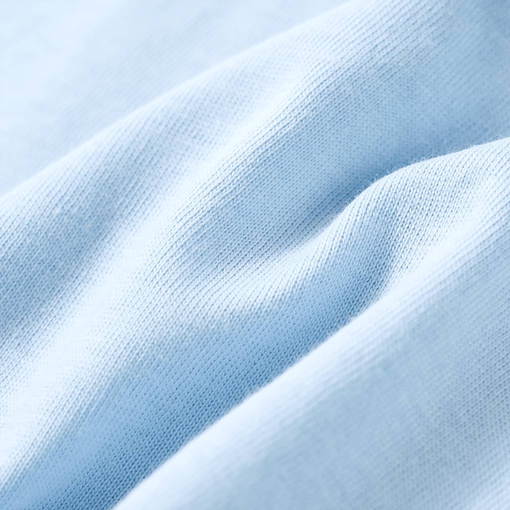 Kindershirt 128 lichtblauw Blauw 128