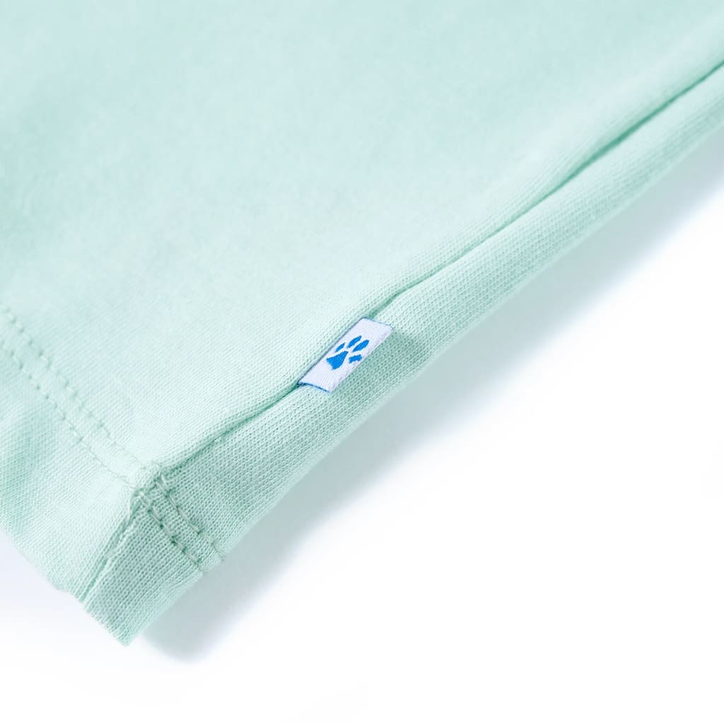 Kindershirt 116 lichtmint Mintgroen