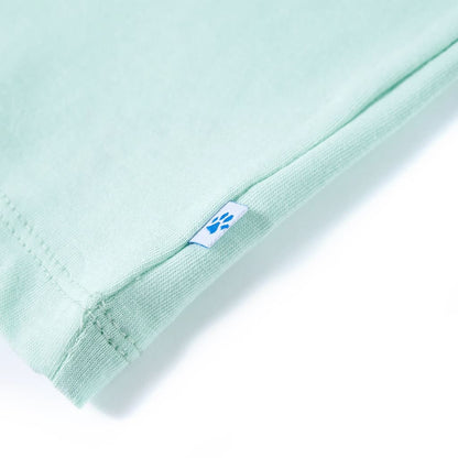 Kindershirt 116 lichtmint Mintgroen