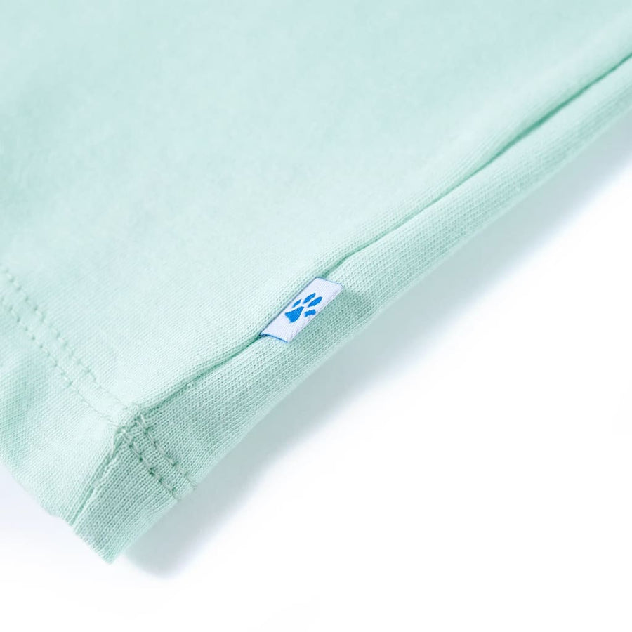 Kindershirt 116 lichtmint Mintgroen