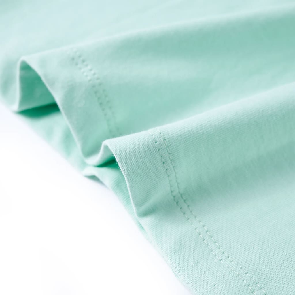 Kindershirt 116 lichtmint Mintgroen