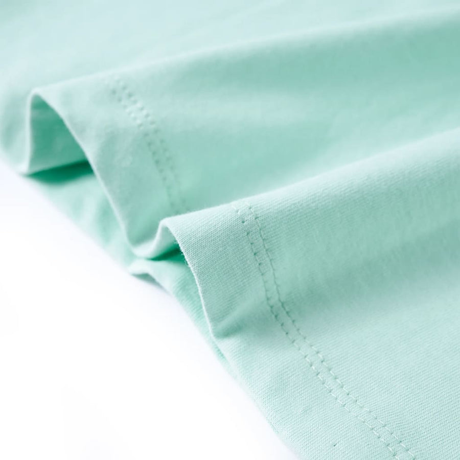 Kindershirt 116 lichtmint Mintgroen