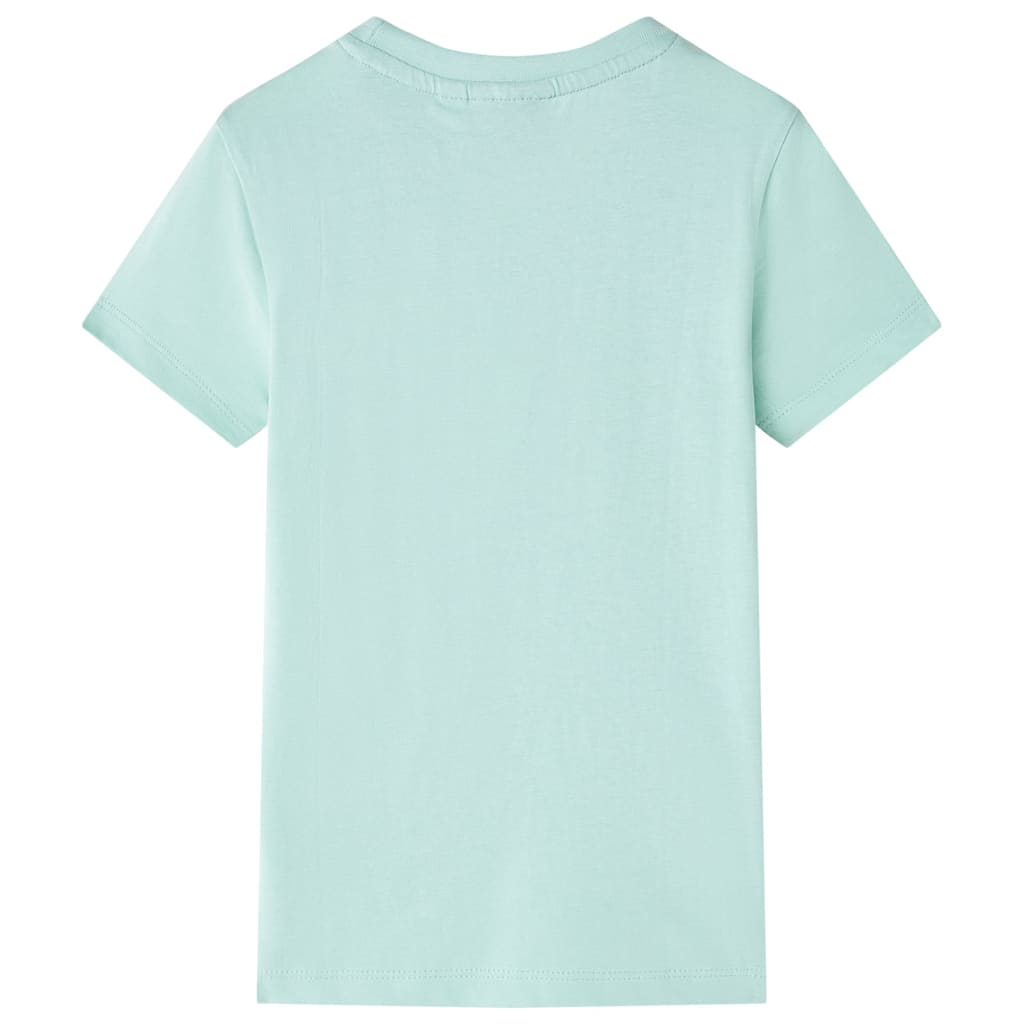 Kindershirt 128 lichtmint Mintgroen