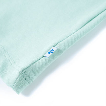 Kindershirt 128 lichtmint Mintgroen