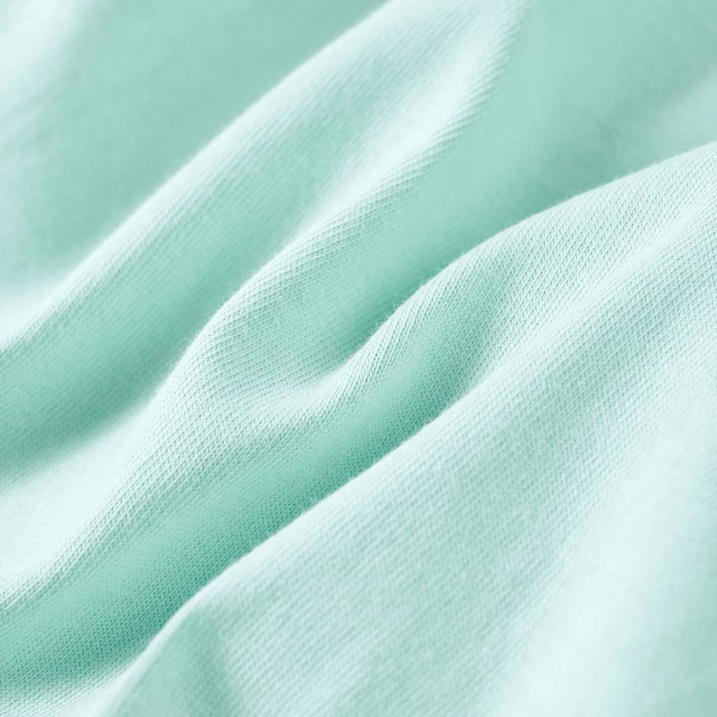 Kindershirt 128 lichtmint Mintgroen