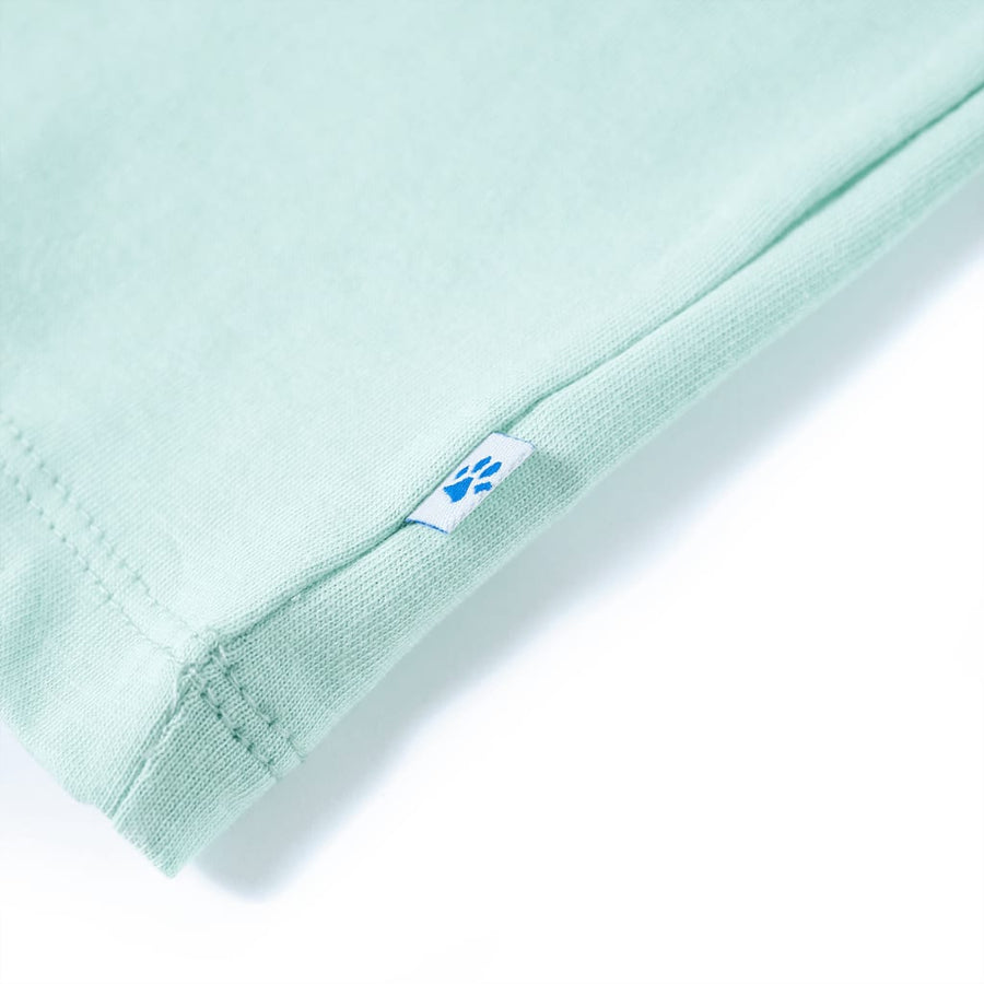 Kindershirt 140 lichtmint Mintgroen 140