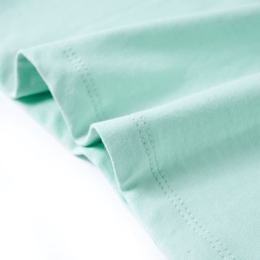 Kindershirt 140 lichtmint Mintgroen 140